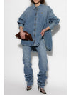 The Attico Shirts Clear Blue