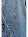 The Attico Shirts Clear Blue