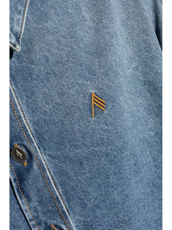 The Attico Shirts Clear Blue