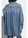 The Attico Shirts Clear Blue