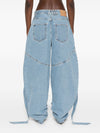 The Attico Wide-leg denim jeans
