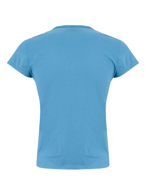 The Attico T-shirts and Polos Clear Blue
