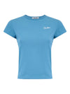 The Attico T-shirts and Polos Clear Blue