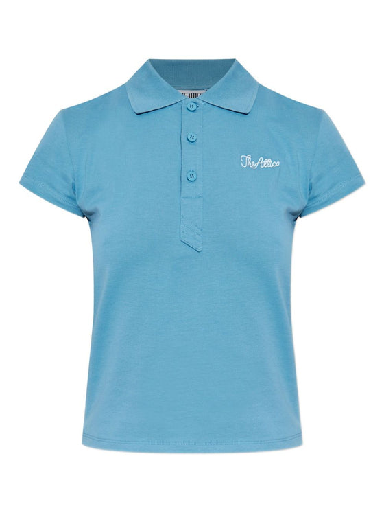 The Attico T-shirts and Polos Clear Blue
