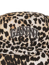 Ganni logo-embroidered Bucket Hat