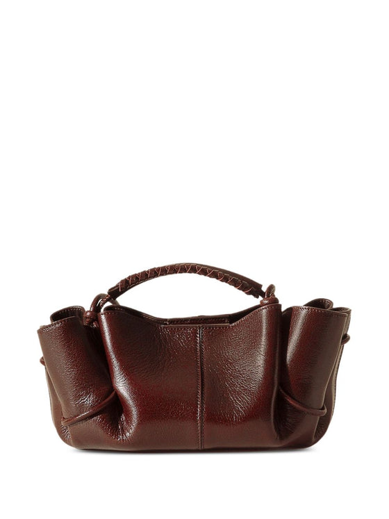 Hereu mini Arta ruched leather tote bag