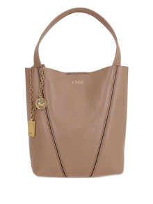  Chloé Spin small leather tote bag
