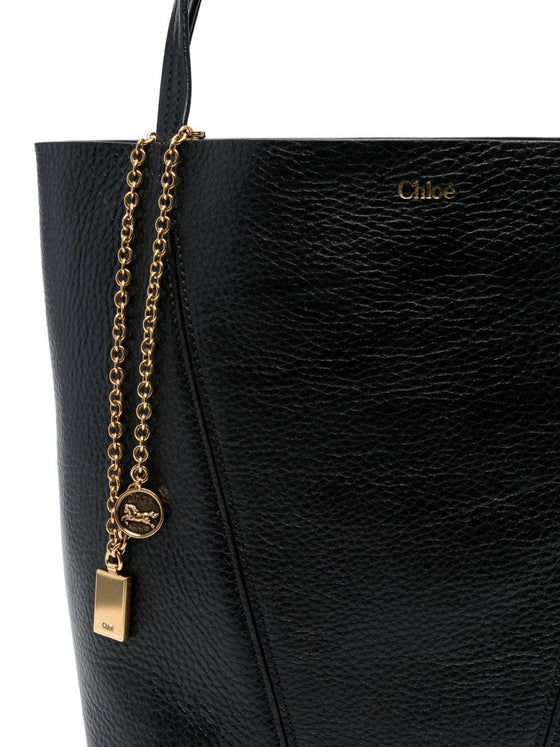 Chloé Spin medium leather tote bag
