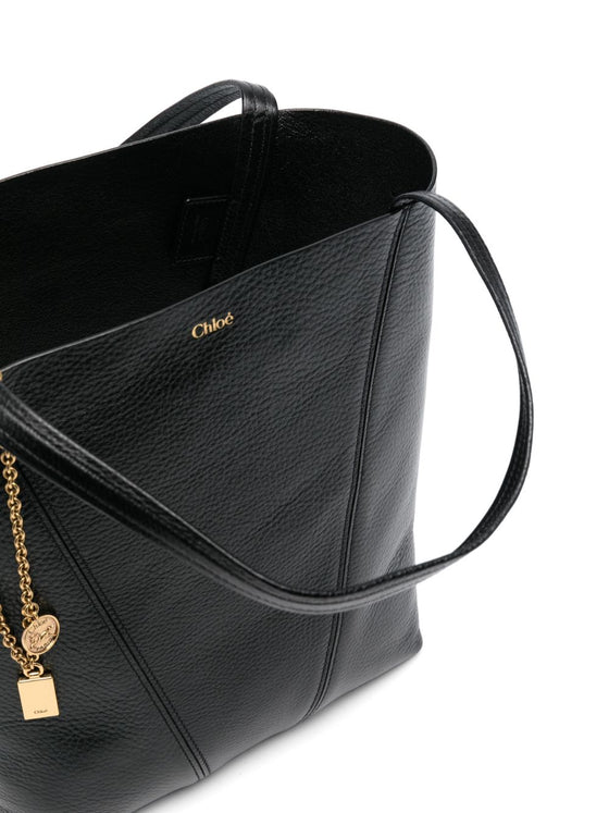 Chloé Spin medium leather tote bag