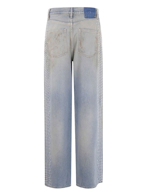 Golden Goose Jeans Clear Blue