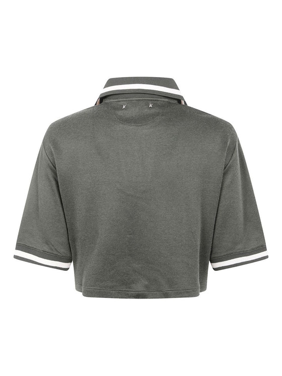 Golden Goose T-shirts and Polos Green