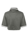 Golden Goose Cotton cropped polo shirt