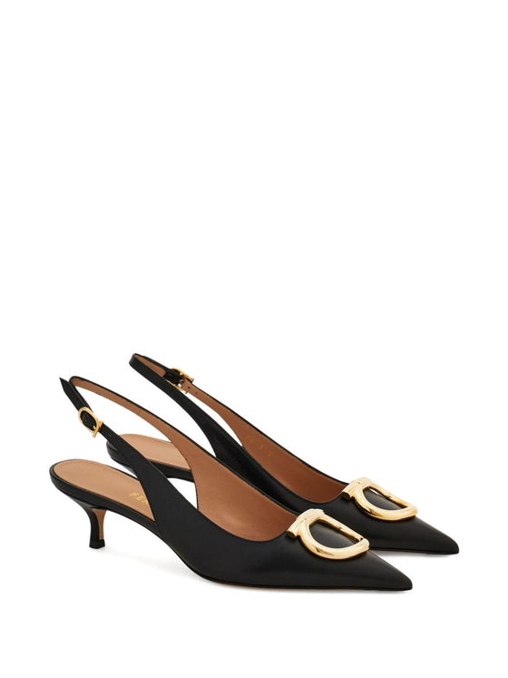 Ferragamo Maxi Gancini slingback