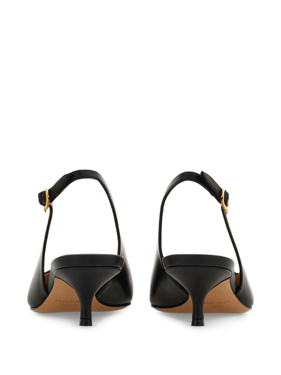 Ferragamo Maxi Gancini slingback