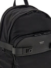 Ferragamo Men's Black Twins Nylon Backpack