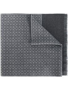  Ferragamo Gancini wool scarf