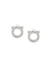 Ferragamo Gancini crystals earrings