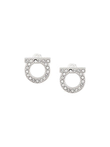  Ferragamo Gancini crystals earrings