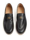 Valentino Garavani Vlogo Signature Calfskin Moccasin