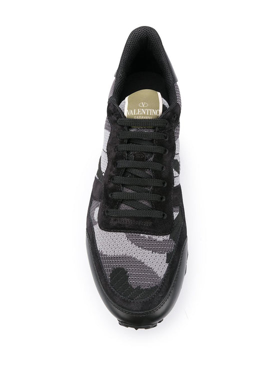 Valentino Garavani Camouflage Rockrunner low-top sneakers