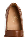 Valentino Garavani Vlogo Signature Calfskin Moccasin