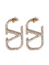 Valentino Garavani VLogo Signature Crystal Earrings