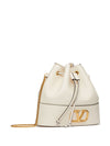 Valentino Garavani Mini Bucket Bag With Chain Vlogo Signature In Nappa Leather