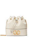 Valentino Garavani Mini Bucket Bag With Chain Vlogo Signature In Nappa Leather