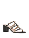 Valentino Garavani Rockstud Calfskin Slider Sandal 60mm