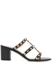 Valentino Garavani Rockstud Calfskin Slider Sandal 60mm