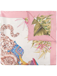  Ferragamo Printed silk scarf