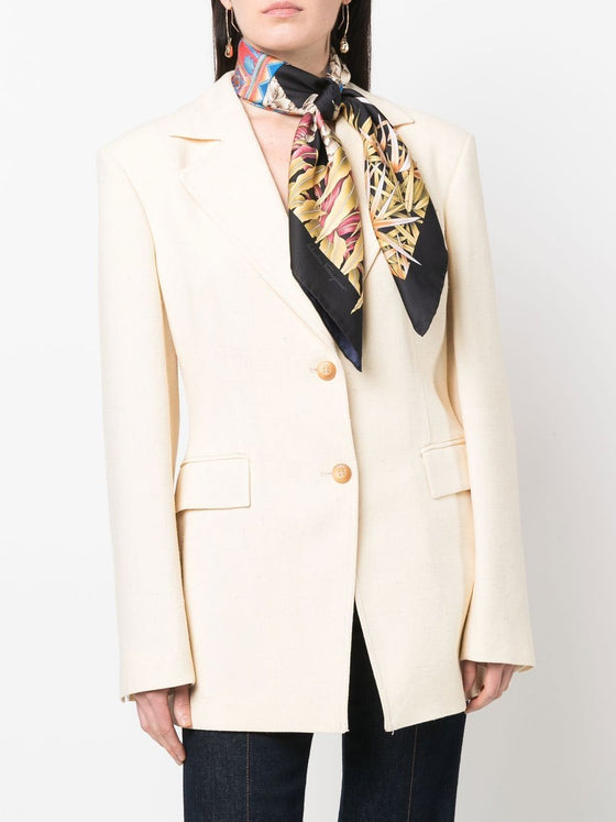 Ferragamo India-print silk scarf