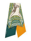 Ferragamo Madras print silk bandeau