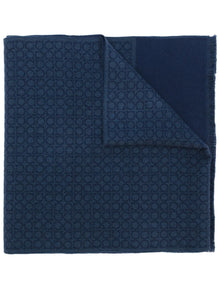  Ferragamo Gancini wool scarf