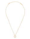 Ferragamo Gancini crystals necklace
