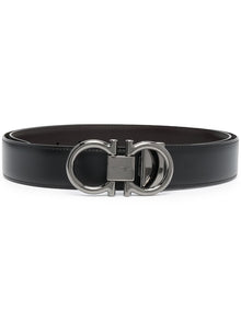  Ferragamo Gancini leather belt