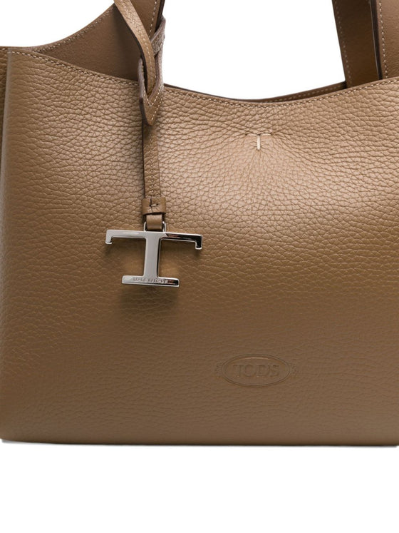 Tod's leather T-detail tote bag