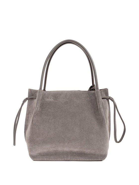 Tod's Drawstring Suede Tote Bag