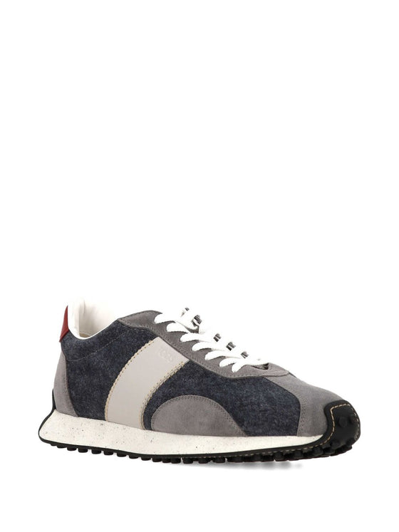 Tod's Vintage T-Sneakers in Suede and Technical Fabric