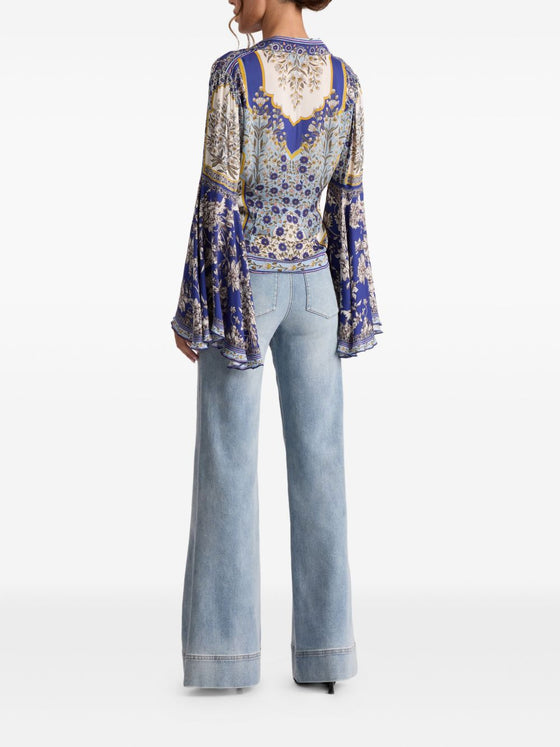 Alice + Olivia Shirts Purple