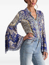 Alice + Olivia Shirts Purple
