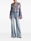 Alice + Olivia Shirts Purple