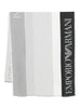 Emporio Armani logo detail Striped stole