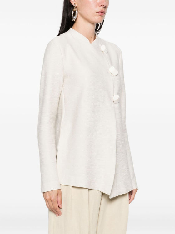Emporio Armani Asymmetric-fastening jacket