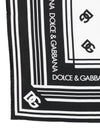 Dolce & Gabbana logo-pattern silk scarf