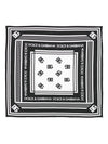 Dolce & Gabbana logo-pattern silk scarf