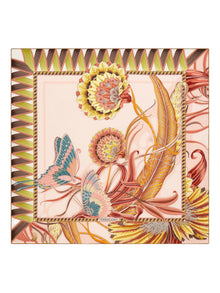  Ferragamo Jade print silk scarf