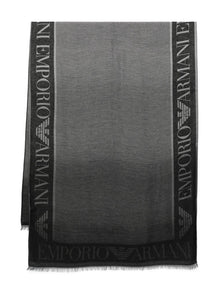  Emporio Armani Stole with gradient micro check motif