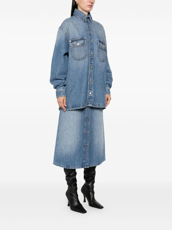 Stella McCartney Shirts Blue