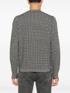 Emporio Armani Virgin wool sweater with jacquard eagle motif